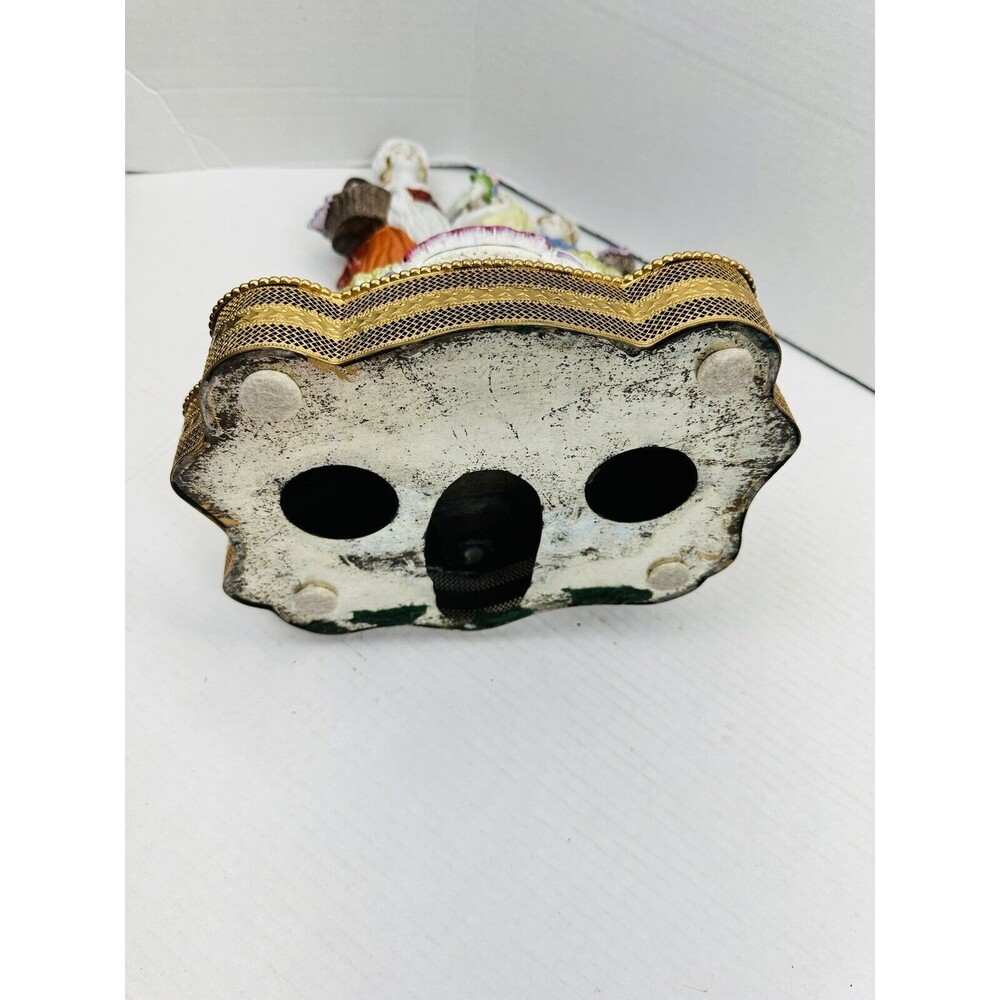 Large Antique Dresden Carl Thieme "Yardley's Old English Lavender" Figurine GUC - Picture 9 of 16